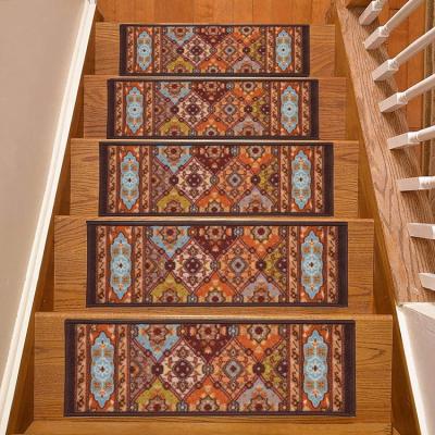 China CLASSIC Multi Color Persian Bakhtiari Design Latex Backing Stair Rug Indoor Carpet for sale