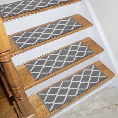 China Gray Color Glamor Collection Trellis Design CLASSIC Stair Tread for sale