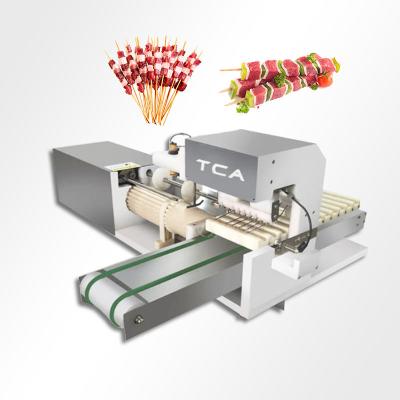 China Automatic meat industry skewer meat stick machine meat skewers machine/Kabab maker/making machine skewer for sale