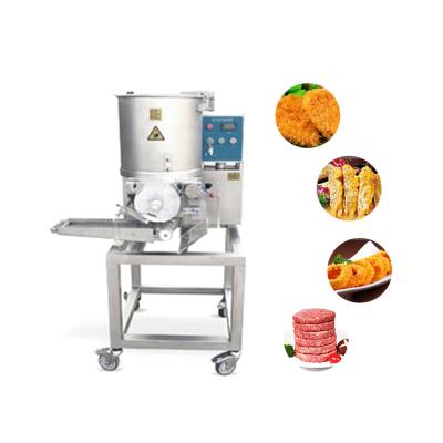 China restaurant popular chicken nuggets making machine/beef meat chicken and nugget maker machine for industrial for sale