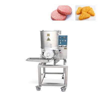 China Meat Industry Electric Full Automatic Potato Beef Burger Patty Mini Meat Cutlets Shape Making Machine Chicken Nuggets Shape Machine for sale