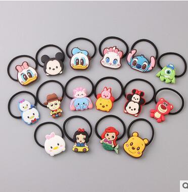 China Lovely Fashional series bb hairpin cartoon baby headwear liittle size elastic hair band mini cartoon hairpin for sale