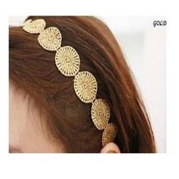 China Women's Fashion Bohemian Hair Band Indian Godbead Boho Alloy Crochet Hairband Lace Headband (Indian-04) for sale