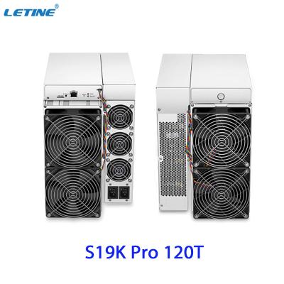 China Fast shipment Bitmain Asic Antminer S19K Pro 120T 23W Low Power Consumption for Bitcoin Mining Machine for sale