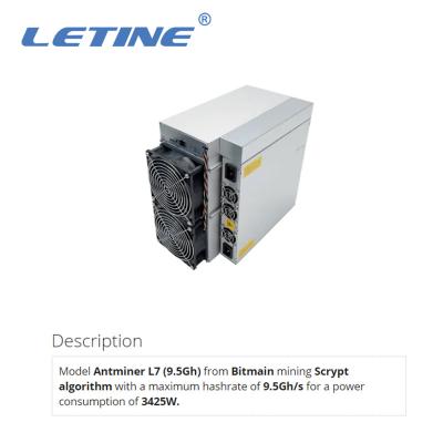 中国 3425W Asic抗夫のBitmain Asic Antminer L7 9500Mh/sの中佐総督の採掘機の消費 販売のため