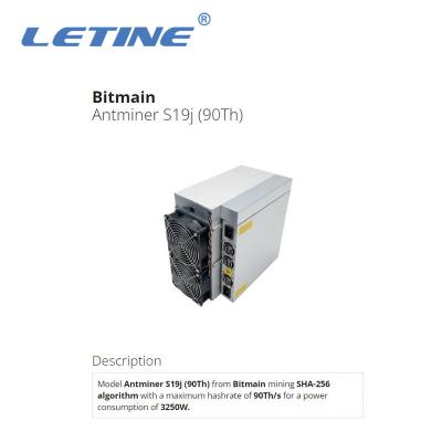 中国 BTC Bitcoin抗夫S19Jプロ104T S19のプロ110T蟻抗夫のためのBitmain Asic Antminer S19J 90T 3100W 販売のため