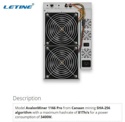 中国 75db 1166プロAsic Bitcoinの抗夫 販売のため