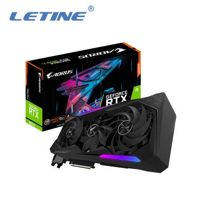 중국 1875MHz 지포스 르트스 3070 Ti 8gb 그래픽 카드 GDDR6X 256 비트 19000 마하즈 판매용