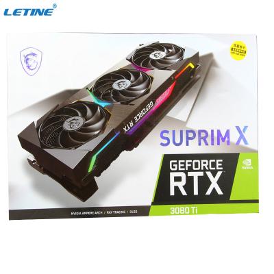 Chine carte graphique de l'exploitation 12G pour la carte graphique de jeu du Ti SUPRIM X du jeu MSI GeForce RTX 3080 à vendre