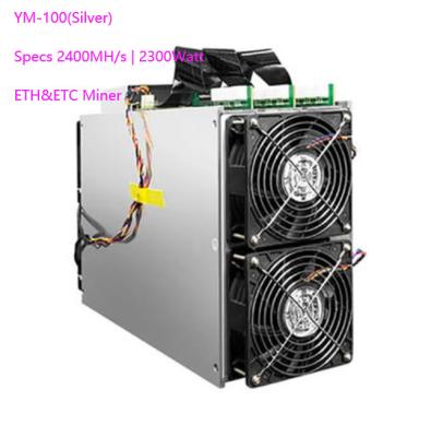 China FCC ETH ETC Miner YM-100 Silver 2400MH 2300Watt 3530mmx250mmx380mm for sale