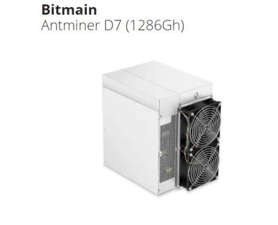 Κίνα Αλγόριθμος Hashrate 1.286Th/S 3148W ανθρακωρύχων X11 Antminer D7 1286Gh BTC Asic προς πώληση