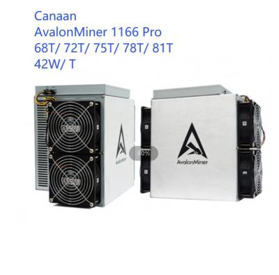 中国 Canaan Avalon Bitcoin秒針抗夫Tごとの1166プロ68T 72T 75T 78T 81T 42W 販売のため