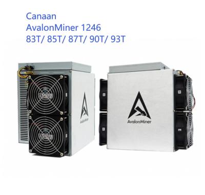 China Algoritmo de Machine Canaan A1246 87T 85T 83T SHA 256 del minero de Avalon 1246 95T 93T 90T BTC en venta