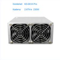 中国 Hashrate 2.6のTh Goldshell KDはプロ採鉱のKadenaの硬貨230Wの家暗号抗夫を囲む 販売のため