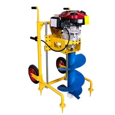 China 196cc Gasoline Manual Portable Mini Digging Machine Earth Drilling Rig For Sale WKJ-50 for sale