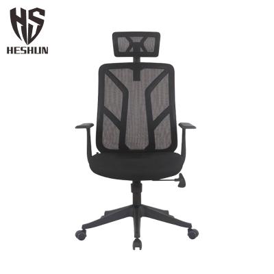 China (Size)2021 Latest Adjustable Modern Staff Swivel Boss 3D Armrest Black Luxury Office Chair Mesh Office Chair for sale