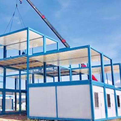 China 2020 Parking Lot Product China Manufacturer Portable Container Office Tend Prefab Cabin for sale