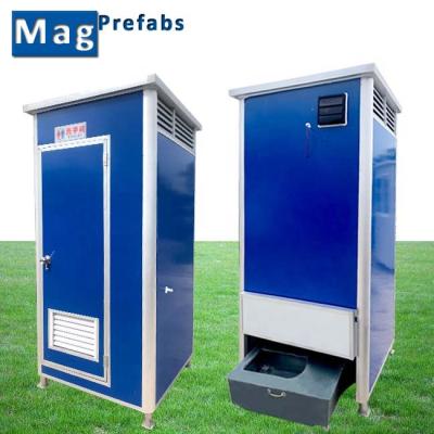 China Industrial Low Cost Public Outdoor Portable Toilet Washroom With Waste Tank for sale