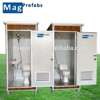 China Prefab mobile parking lot outdoor camping portable bathroom toilet shower pod for sale