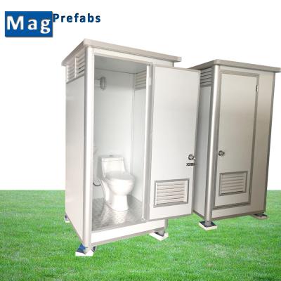 China Resued Modern Simple Plug And Play Temporary Public Mobile Bathroom Site Sanitary Portable Toilet for sale