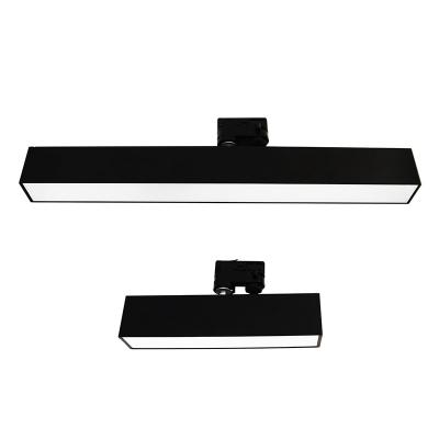 China New Type Modern 48V 12W 20W 40W Magnetic Black LED Track Lighting For Shop Home Store for sale