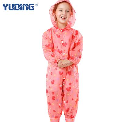 China 100% Rainsuiti waterproof overall for rain with children's top double-decker overall suits for kids/kids for sale