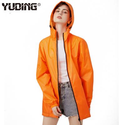 China Wholesale lightweight high quality polyester outdoor rain jacket bachelor waterproof clothing manufacture for ladies for sale