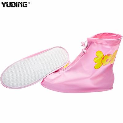 China Custom Waterproof Rain Boot Cover PVC Rubber Rain Shoe Cover for sale