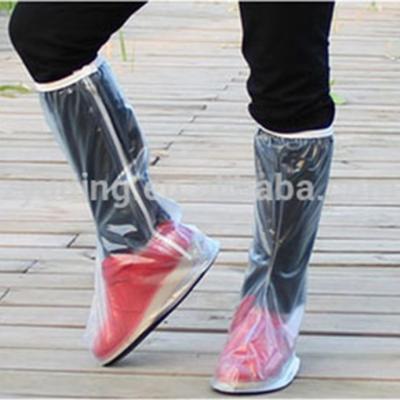 China Outdoor Waterproof Rain Boots Non-slip Shoes Cover Elastic Zipper Top for sale