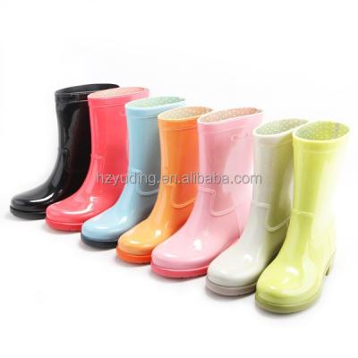 China PVC women rain boots for sale