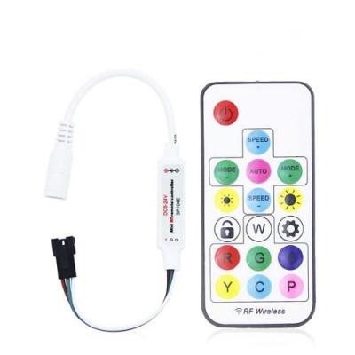 Cina 14 tasti Mini LED Strip Controller Rf Wireless Remote Led Controller per LED in vendita