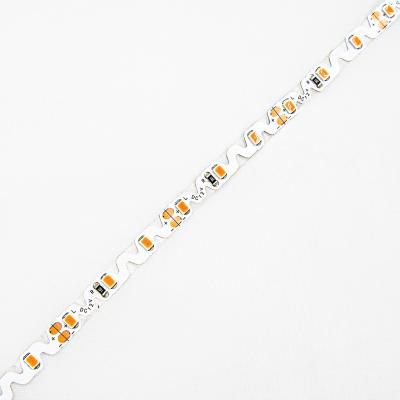 China 12V 24V 6mm 8mm 2835 Zig-Zag Flex Strip Lights S Shape Bendable Flexible LED Strip for sale