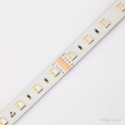 중국 RGBW RGB LED 스트립 라이트 SMD5050 24V 60 LEDs/m LED 로프 라이트 판매용