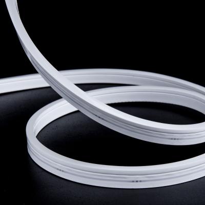 Cina 4 * 10mm Slim Silicone Neon Strip Ra90 24V Side Bend IP67 Outdoor LED Neon Rope Light in vendita