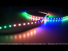 SPI Digital SMD 5050 RGB LED Strip DC24V 14.4W 10mm RGBIC LED Strip Lights