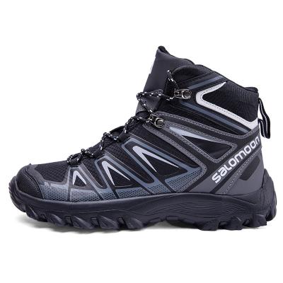 China 2020 wear-resistant autumn and winter mountaineering new high-top men's shoes outdoor work for sale