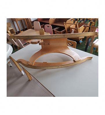 China Ride On Toy Wholesale Major For Children Price Custom Baby Wooden Rocking Horse for sale