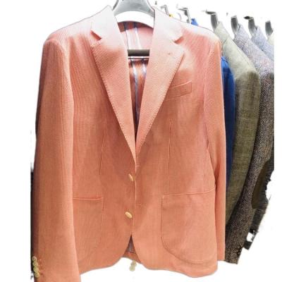 China Hot Selling Fused or Half Linen Wool Men Bespoke Suits for sale