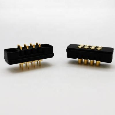 China Custom spring loaded chargers 8 pin contact smd battery pin solder connector probe adapter pogo pin new for sale