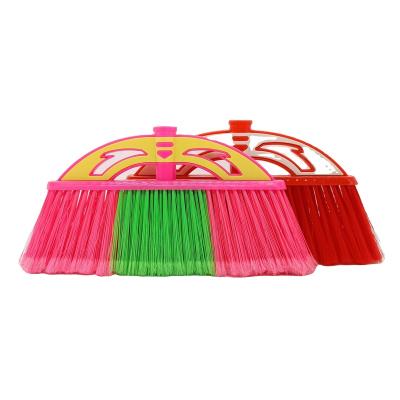 China Home Plastic Broom Low Price Good Quality Italian Balai Brosse Scopa Brush Discount Head Outdoor Food PET Feature Stick Eco Material for sale