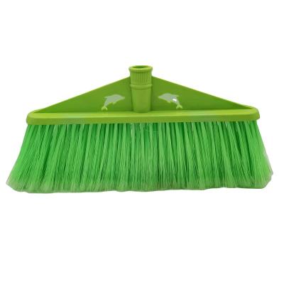 China Outdoor Plastic Broom Plastic Broom with Italian Broom Brush Good Quality Low Price for sale