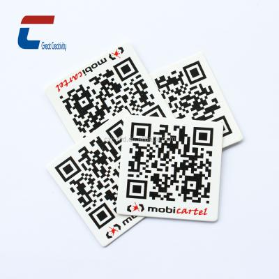 China Hot sale access control system OEM logo printing outdoor waterproof nfc rfid qr code sticker for sale