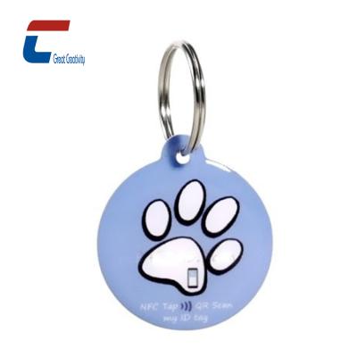 China Pet ID Pet Security Tracking Waterproof 13.56mhz ISO14443A Free Samples Dogbone Rfid Ring Tag,rfid qr code epoxy nfc pet tag for sale