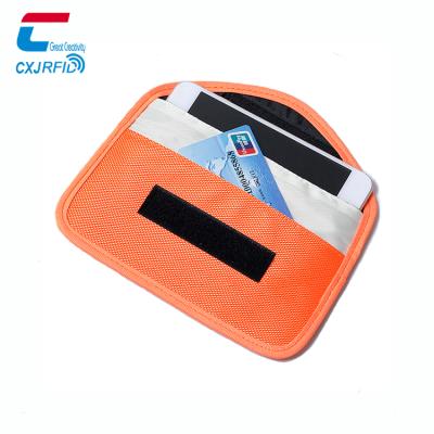 China Personal Information Anti-theft Signal Blocking Bag RFID Faraday Bag Shield Blocker Signal Blocking Rfid Anti-Tracking GPS Pocket for sale