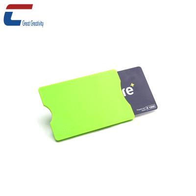 China Fashion Promotional Anti Scan ABS RFID Security ID Hard Plastic Business Card Holder To Protect Card Information for sale