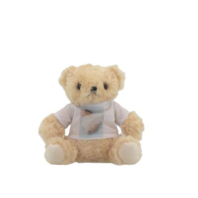 China Plush Doll Product Sublimation Teddy Bear With T-shirt Personalized Teddy Bear Customized Christmas Teddy Bear for sale