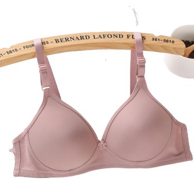 China Style Quality Breathable Female Warm Bra For Students With Solid Color Bra for sale