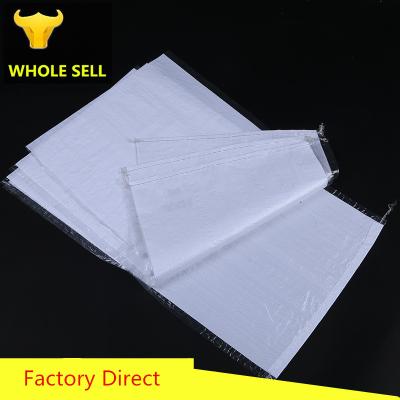 China 2021 new 100kg 50kg 25kg 5kg pp recyclable opp laminated polypropylene white woven bag for rice flour feed Sugar Salt Fertilizer seed for sale