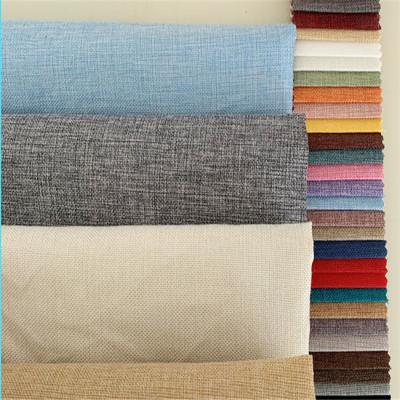 China Modern Design 100% Polyester Linen Memory Tear-resistant Sofa Upholstery Fabric For Sofas for sale