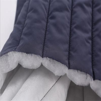 China Hot Sale Memory Nylon Polyester Tela Para casacas Recycled Waterproof Synthetic Quilting Quilted Filling Fabric For Down Jacket for sale